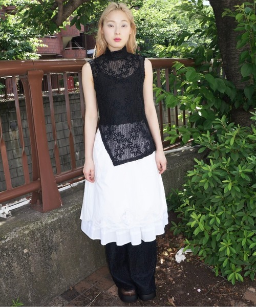 「musubore」 パンツ 1 ブラック レディース_画像3