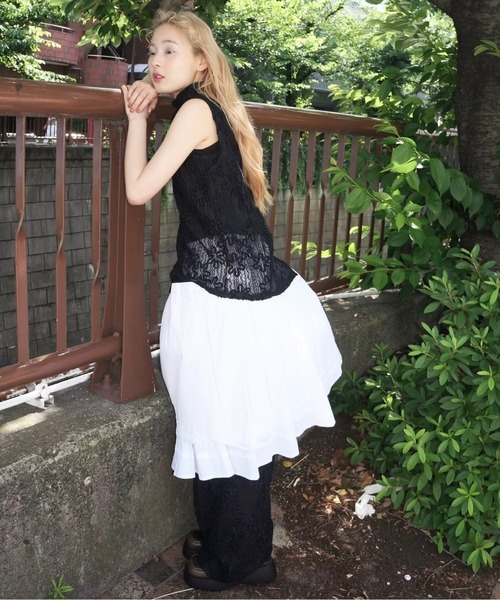 「musubore」 パンツ 1 ブラック レディース_画像4