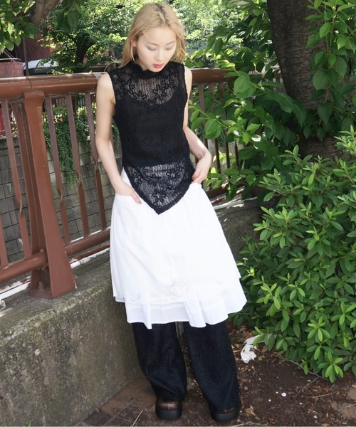 「musubore」 パンツ 1 ブラック レディース_画像5