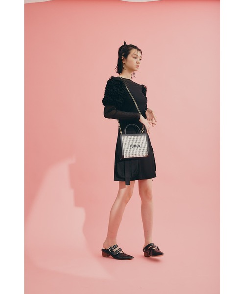 「FURFUR」 2WAYバッグ FREE ブラックミックス レディースの画像