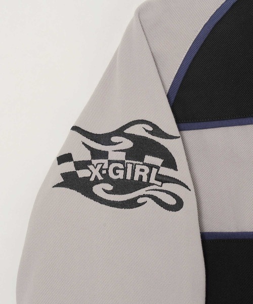 「X-girl」 ブルゾン S ブラック レディースの画像