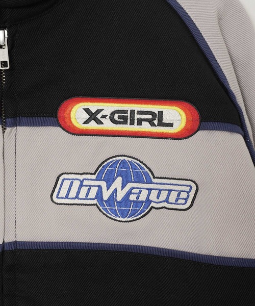 「X-girl」 ブルゾン S ブラック レディースの画像