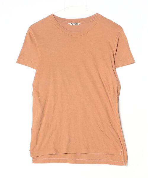 AURALEE（オーラリー） 半袖Tシャツ 1 ベージュ レディース : ZOZOTOWN