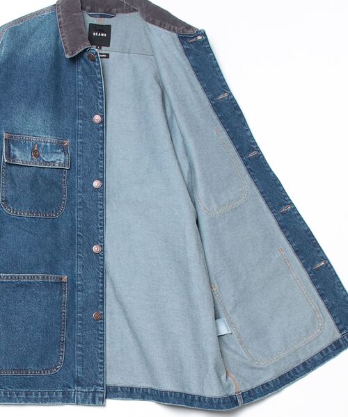 「BEAMS」 デニムジャケット M インディゴブルー メンズの画像