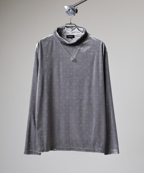 「REGIEVO」 長袖Tシャツ M グレー メンズ_画像3