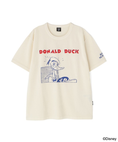 アビレックス　希少美品ドナルド刺繍！ AVIREX（アヴィレックス） tシャツ 「Disney Collection」PRINT T