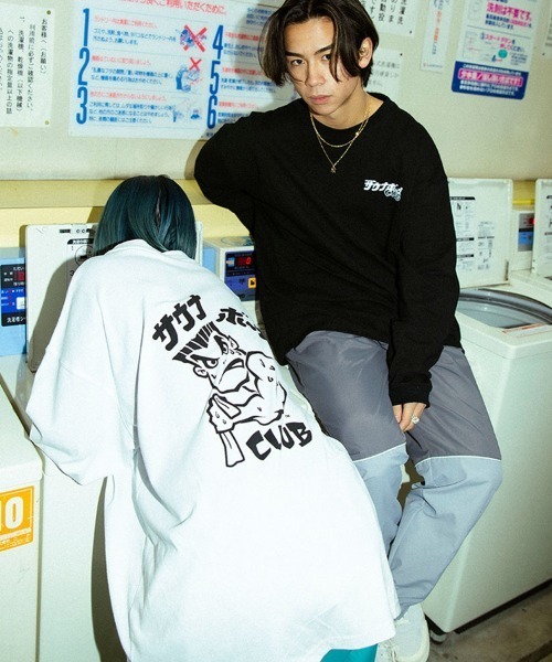 「BAD BOY」 長袖Tシャツ L ホワイト メンズ_画像2