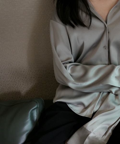 「deux amour」 長袖ブラウス FREE ホワイト レディース_画像5