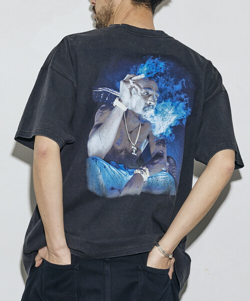 1124　トートバッグ　　Tシャツ 2点セット FREAK'S STORE（フリークスストア） tシャツ 「EXCLUSIVE」2pac S/S