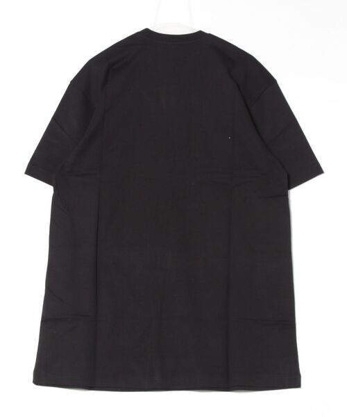 「MSGM」 Tシャツワンピース S ブラック×シルバー レディース_画像2