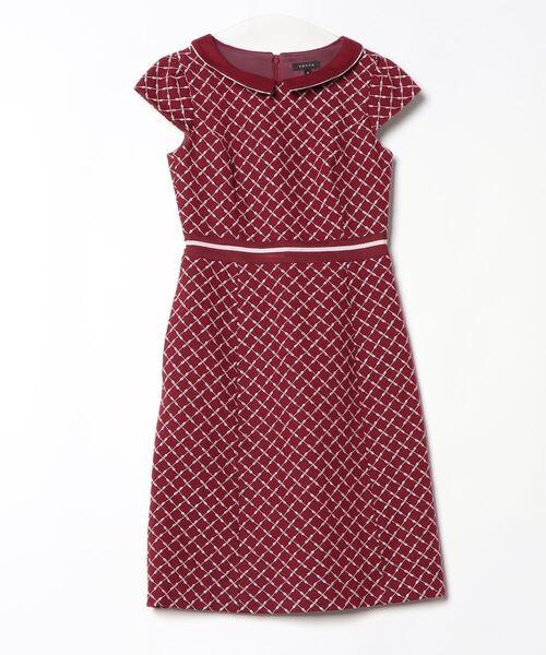 TOCCA（トッカ） ノースリーブワンピース 0 レッド レディース
