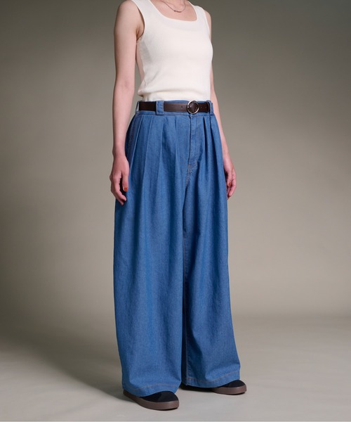 「CALIFORNIA OUTFITTERS」 デニムパンツ MEDIUM ワンウォッシュ レディース_画像3