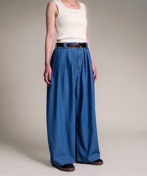 「CALIFORNIA OUTFITTERS」 デニムパンツ MEDIUM ワンウォッシュ レディース_画像4