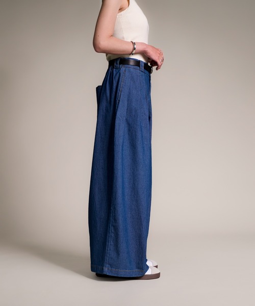 「CALIFORNIA OUTFITTERS」 デニムパンツ MEDIUM ワンウォッシュ レディース_画像8