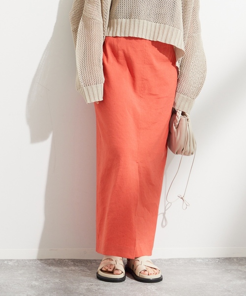 「journal standard L'essage」 タイトスカート 36 ブラウン レディース_画像3