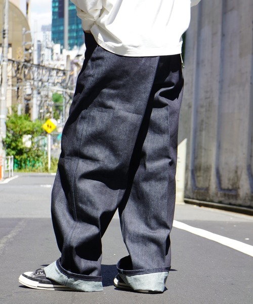 「BEN DAVIS」 デニムパンツ W32xL32 インディゴブルー メンズ_画像2