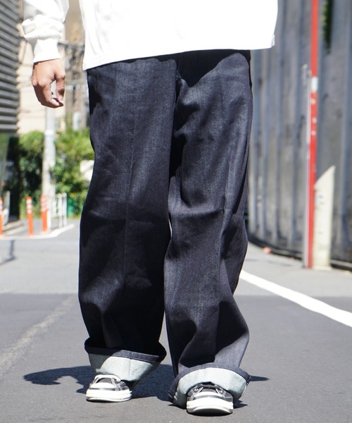 「BEN DAVIS」 デニムパンツ W32xL32 インディゴブルー メンズ_画像3
