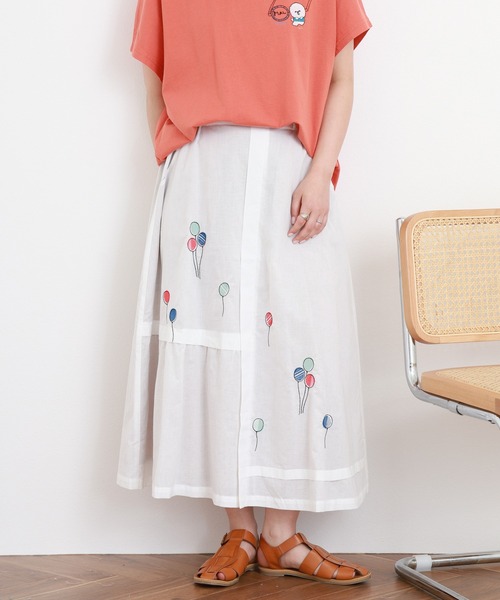 Emago（イマゴ） スカート 夏 バルーン刺繍スカート : ZOZOTOWN Yahoo