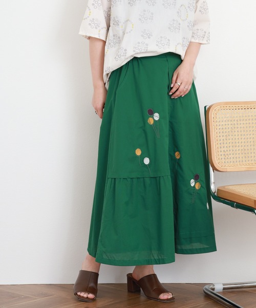 Emago（イマゴ） スカート 夏 バルーン刺繍スカート : ZOZOTOWN Yahoo