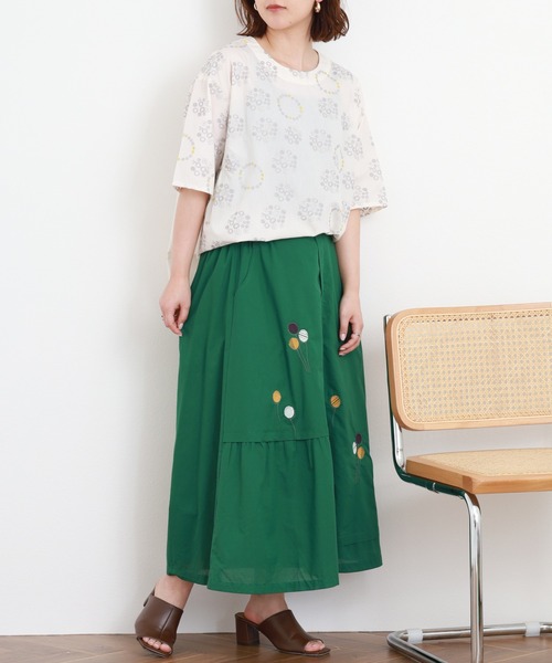 Emago（イマゴ） スカート 夏 バルーン刺繍スカート : ZOZOTOWN Yahoo