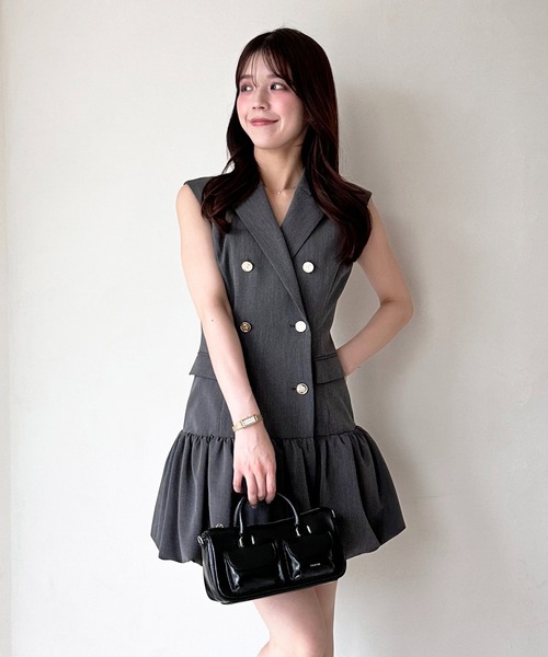 ワンピース JACKET BALLOON DRESS