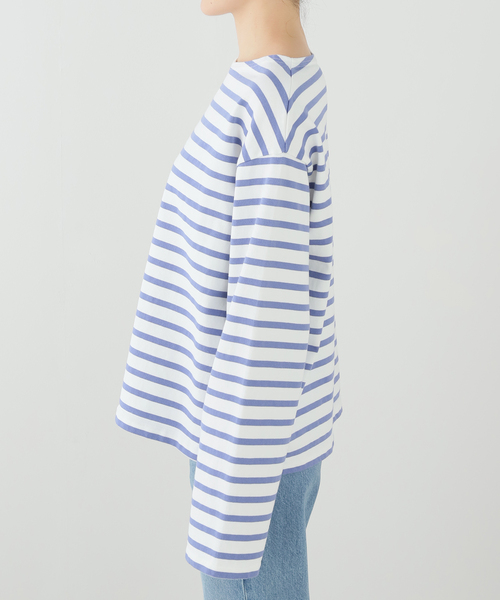 Deuxieme Classe（ドゥーズィエムクラス） tシャツ HAZYBORDER プル