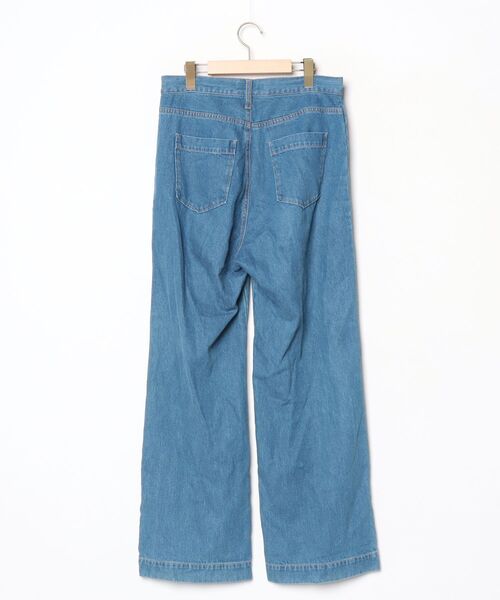 「SLOBE IENA」 デニムパンツ 40 ブルー レディース_画像2
