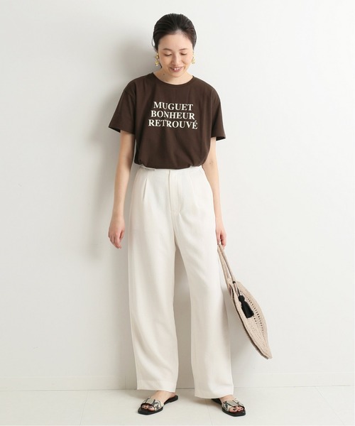 tシャツ Tシャツ fleursロゴTシャツMuguet◆ | SLOBE IENA | 04