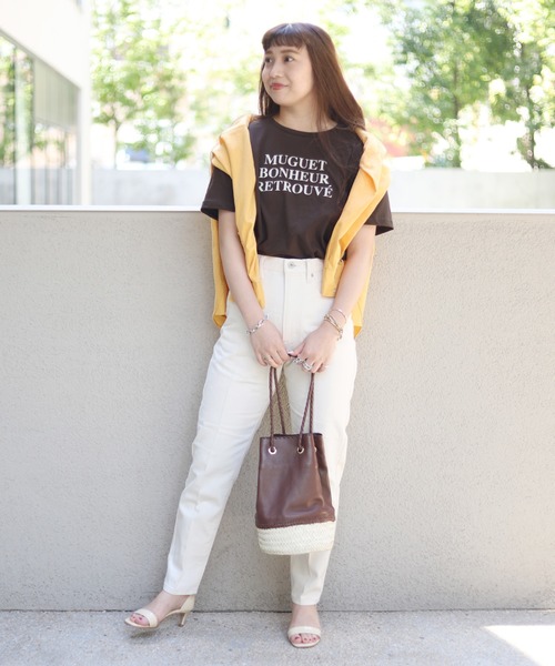 tシャツ Tシャツ fleursロゴTシャツMuguet◆ | SLOBE IENA | 05