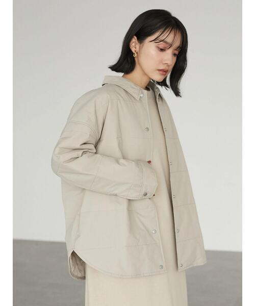 ビアズリー 襟ギャザーシャツブルゾン　ジャケット　黒　美品　再お値下げ☆ ビアズリー 襟ギャザーシャツブルゾン ジャケット 黒 美品 再お値下げ