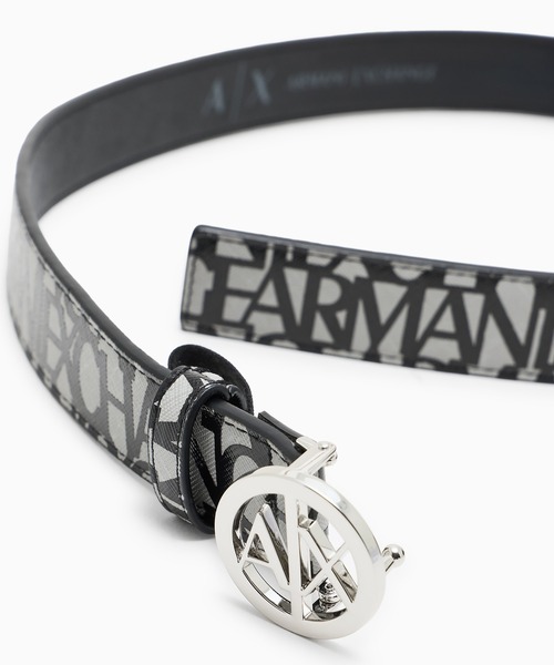 ARMANI EXCHANGE ベルト 「A|X アルマーニ エクスチェンジ」サークルA