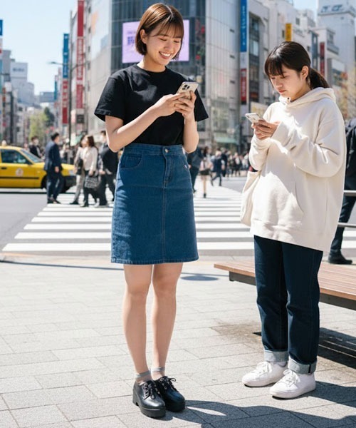 ブルーデニムスカート green label relaxing（グリーンレーベルリラクシング） デニム