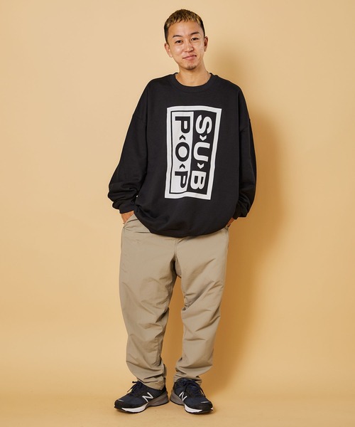 SUB POP トレーナー スウェット BIG CREW SWEAT ”BIG VERTICAL