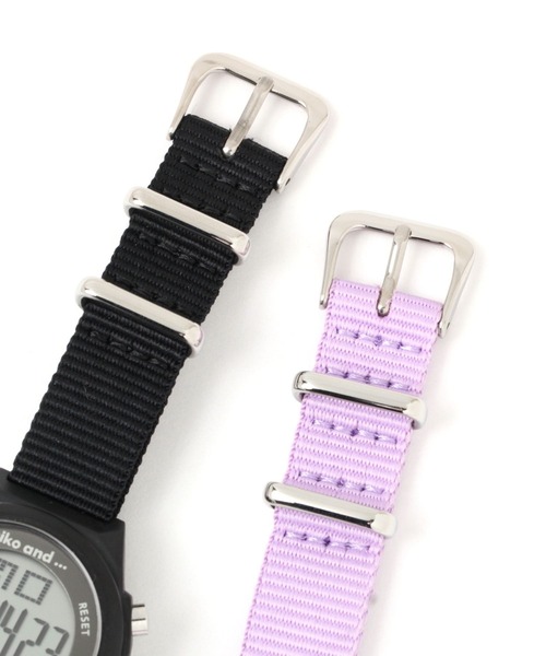 niko and…（ニコアンド） チェンジベルトデジタルウォッチ : ZOZOTOWN