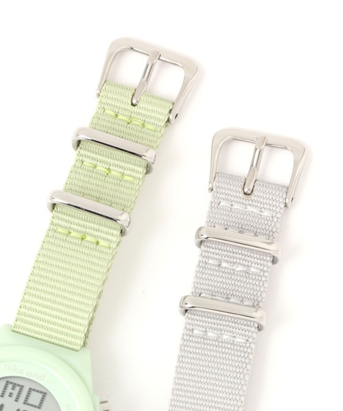 niko and…（ニコアンド） チェンジベルトデジタルウォッチ : ZOZOTOWN