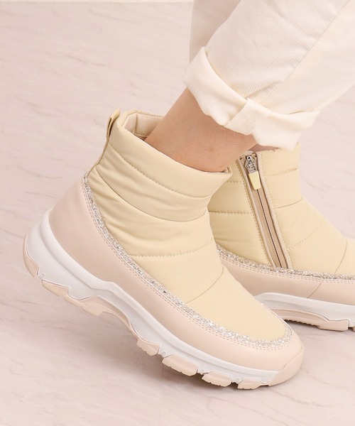 新品 ダイアナ diana グリッター ショート丈スノーブーツ ブーツ シューズ diana ブーツ 「ショート丈」グリッタースノーブーツ : ZOZOTOWN
