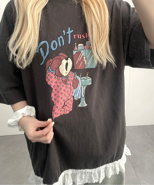 LACーVERT tシャツ 「お気に入り登録数10，000突破！」オーバーサイズ
