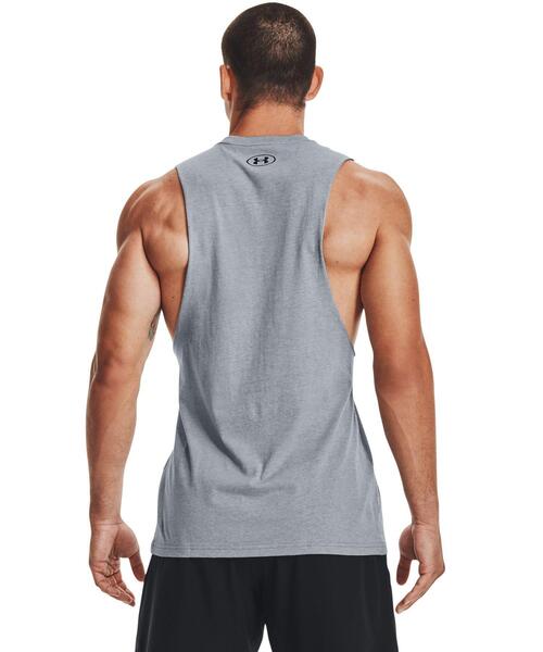 Under Armour タンクトップ M グレー UNDER ARMOUR タンクトップ UAレフトチェスト カットオフ タンク