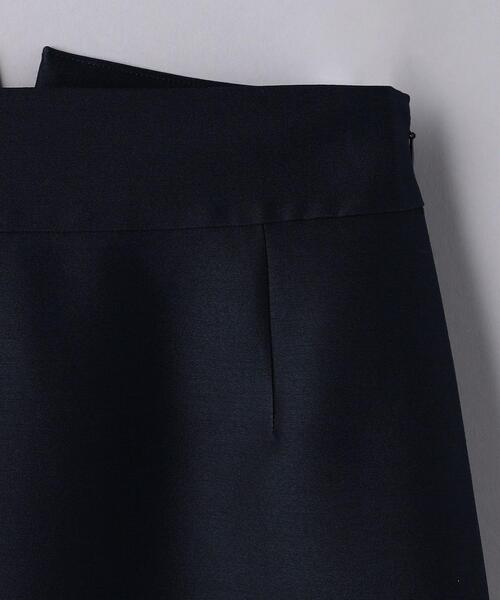 ユナイテッド・アローズ　ウール シルク ツイル ハイウエスト タイトスカート UNITED ARROWS スカート ウール シルク ツイル ハイウエスト