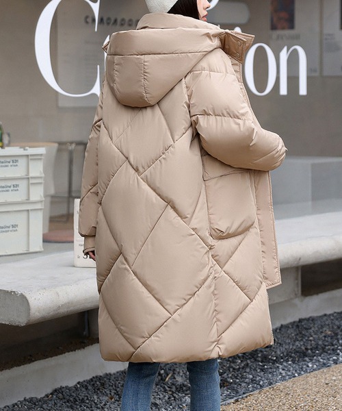 BLANC FICELLE ダウンコート ダウンジャケット 中綿 ロングコート