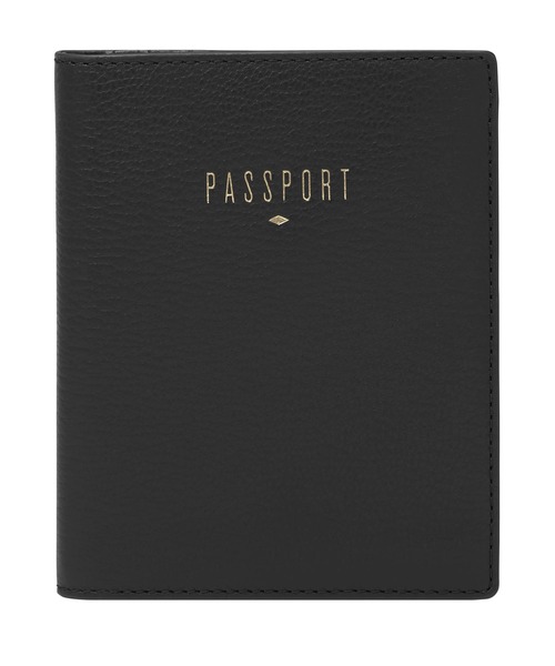 【新品・未使用】FOSSIL レザーパスポートケース FOSSIL カードケース フォッシル パスポート入れ ユニセックス