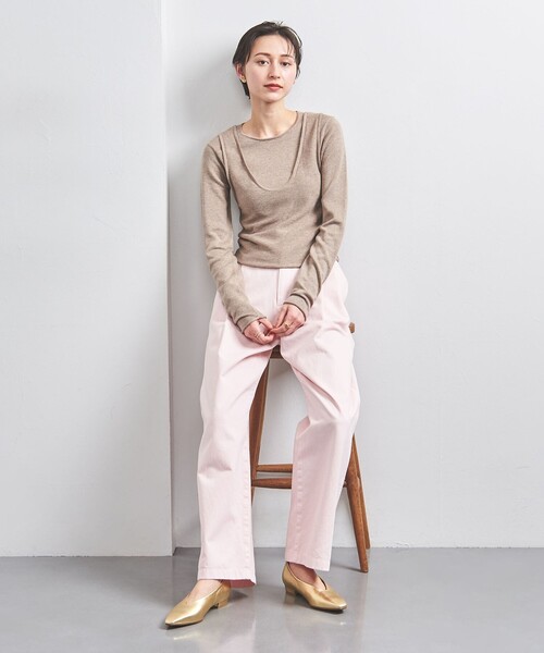 ポインテッド フラットシューズ / パンプス-撥水- ユナイテッドアローズ UNITED ARROWS バレエシューズ パンプス スクエア ポインテッド