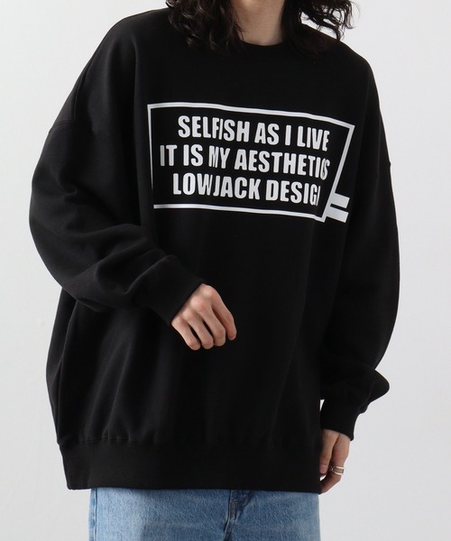 LOW JACK DESIGN トレーナー スウェット ビッグシルエット裏