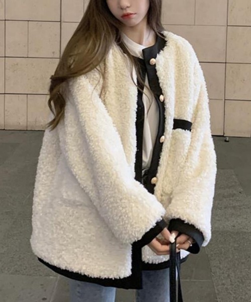 MAISON DE THERESE（メゾン ド テレーズ） ムートンコート ボアコート