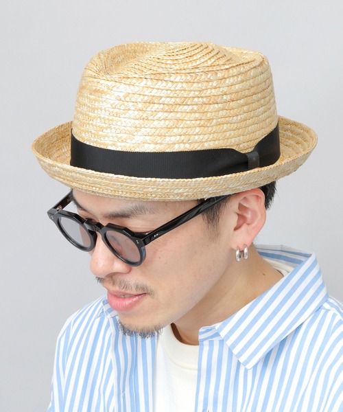 金曜タイムセール！ 麦わら帽子 wicagrocery ポークパイ 帽子