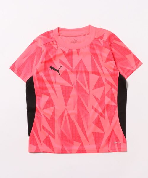 Puma サッカーシャツ ネイビー/ピンク PUMA プーマ メンズ サッカー/フットサル 長袖インナーシャツ