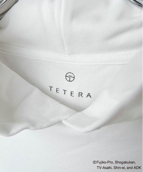 パーカー 「TETERA×ドラえもん」UNISEX KIDS PULL SAUNA PARKA / ドラえもんプリント シャイニー加工 プルオーバー TETERA パーカー 「TETERA×ドラえもん」UNISEX KIDS PULL SAUNA
