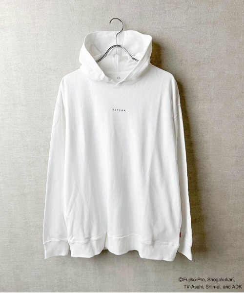 パーカー 「TETERA×ドラえもん」UNISEX KIDS PULL SAUNA PARKA / ドラえもんプリント シャイニー加工 プルオーバー TETERA パーカー 「TETERA×ドラえもん」UNISEX KIDS PULL SAUNA