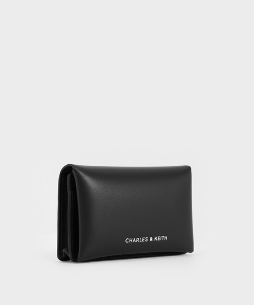 CHARLES ＆ KEITH カードケース Leia レイア スナップボタン