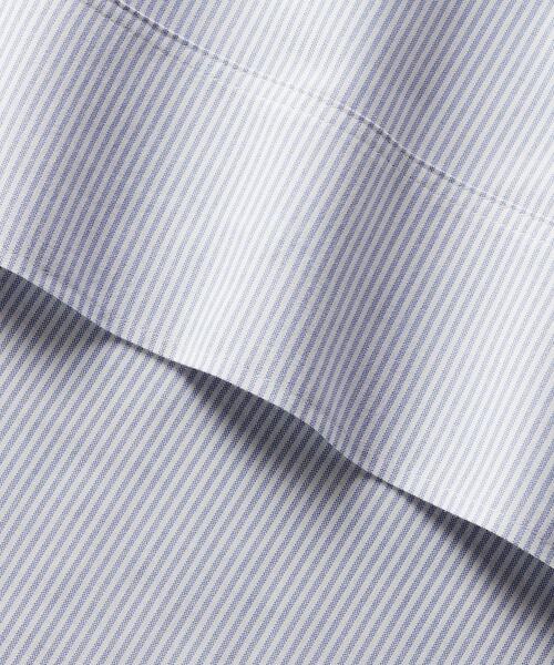 新品未使用✳︎ラルフローレン✳︎オックスフォードストライプ✳︎シングル✳︎フラットシーツ RALPH LAUREN HOME ベッド 寝具 オーガニック コットン